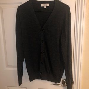 Grey men’s cardigan